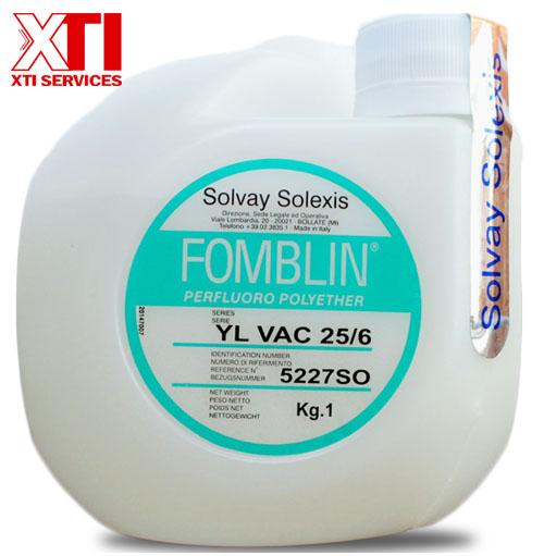 Fomblin Oil Manufactured by Solvay Solexis can be ordered at XTI Services , fomblin oil singapore, fomblin oil india, fomblin oil asia, fomblin oil taiwan, fomblin oil china, fomblin oil malaysia penang, fomblin oil vietnam, fomblin oil asia, fomblin oil 25/6, fomblin oil 14/6, fomblin oil 06/6, fomblin oil 16/6, Pfeiffer Vacuum, Ebara, Busch, Edward BOC, Alcatel, Ulvac,  Oerlikon Leybold Vacuum, Krytox, RT15 grease, fomblin oil disposal, fomblin oil recycle, fomblin oil reclaim
